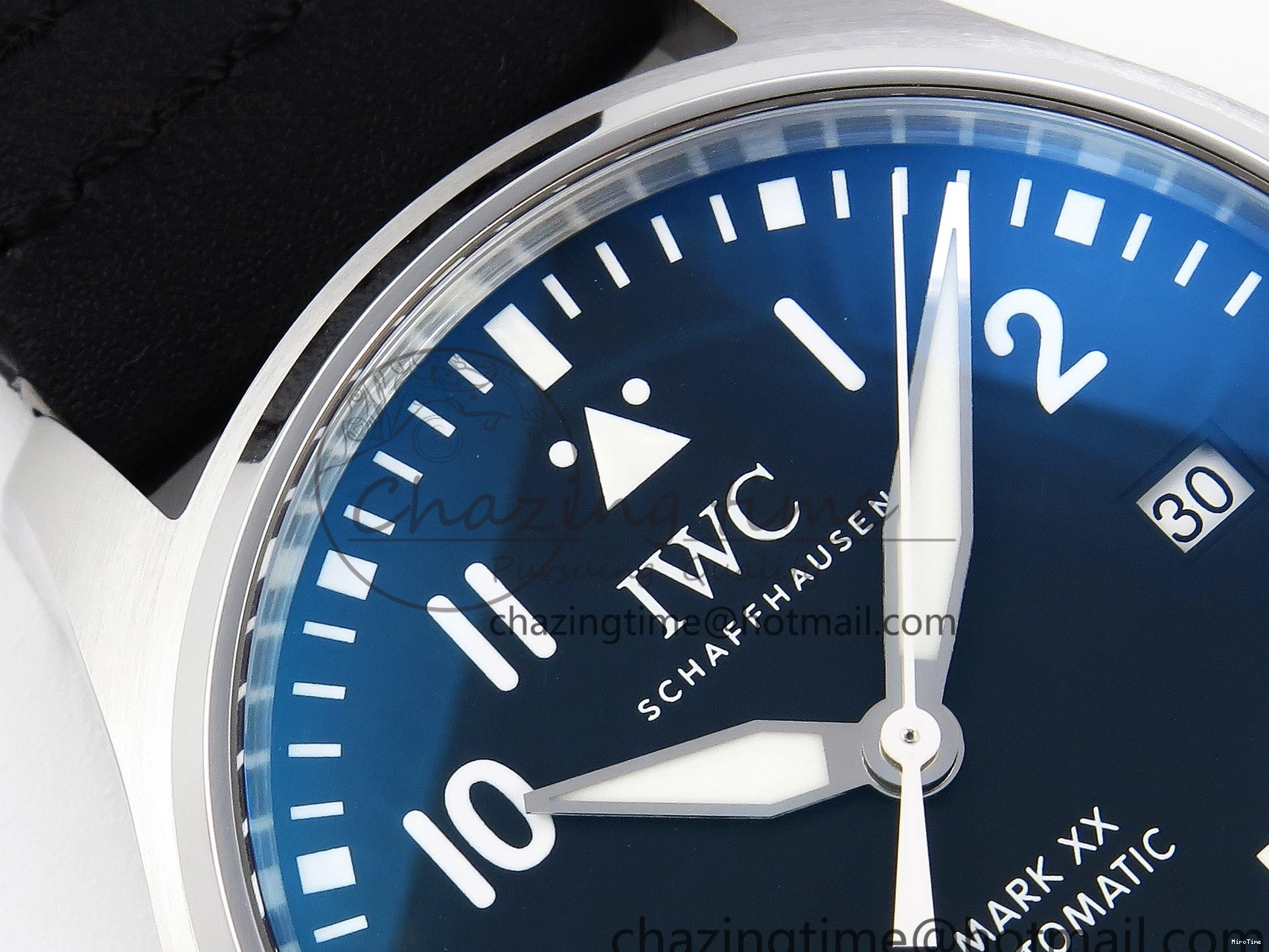 MIROTIME 0331 Pilot Mark XX IW328201 ZF 1:1 Best Edition Black Dial on Black Leather Strap A Affordable 7028